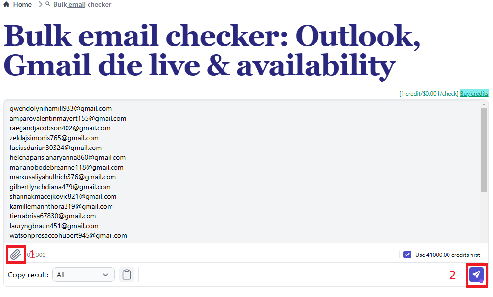 Bulk Email Checker